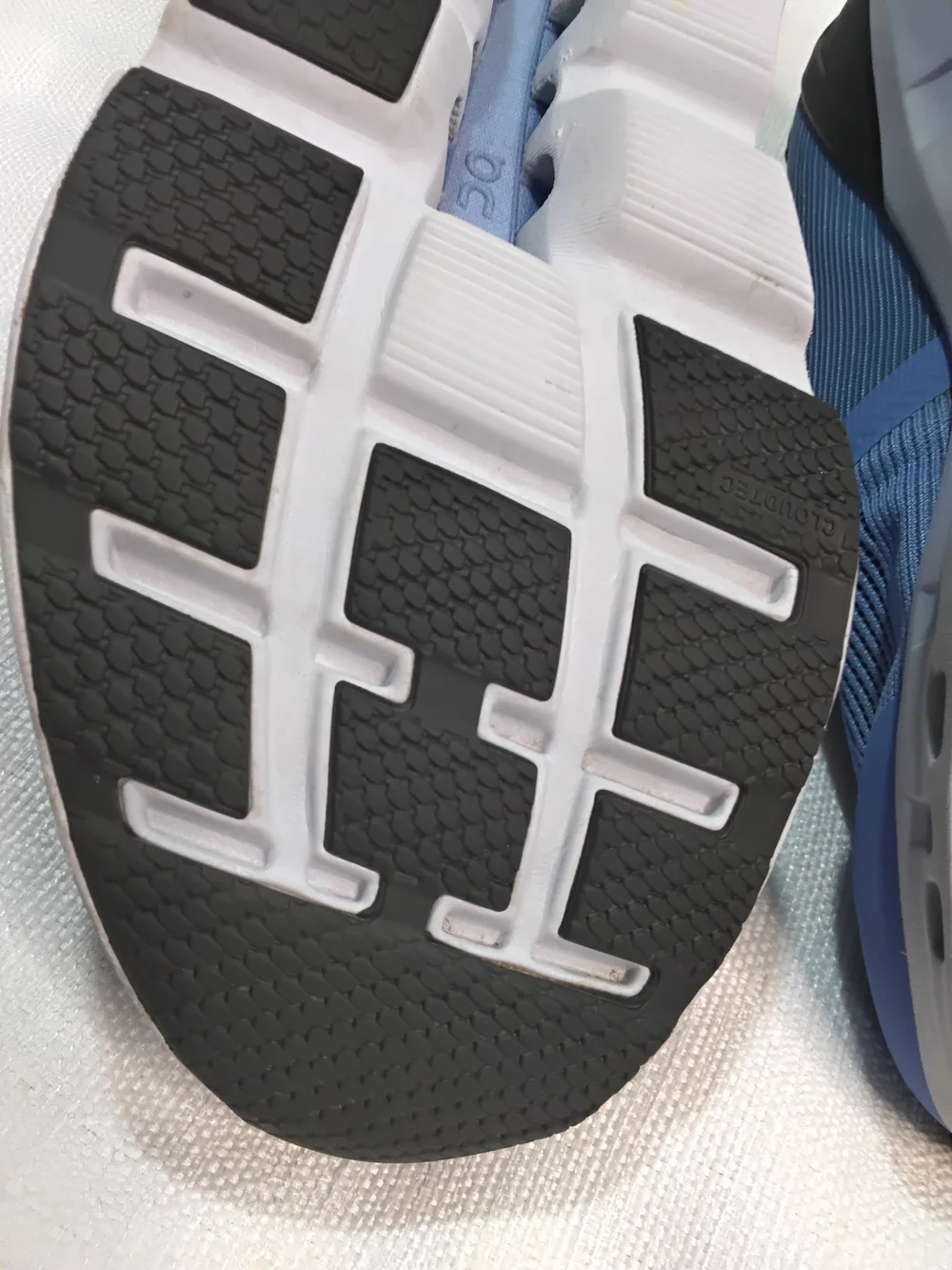 On Running Cloudstratus Blue and Black Women's Running Sneakers Sz 9.